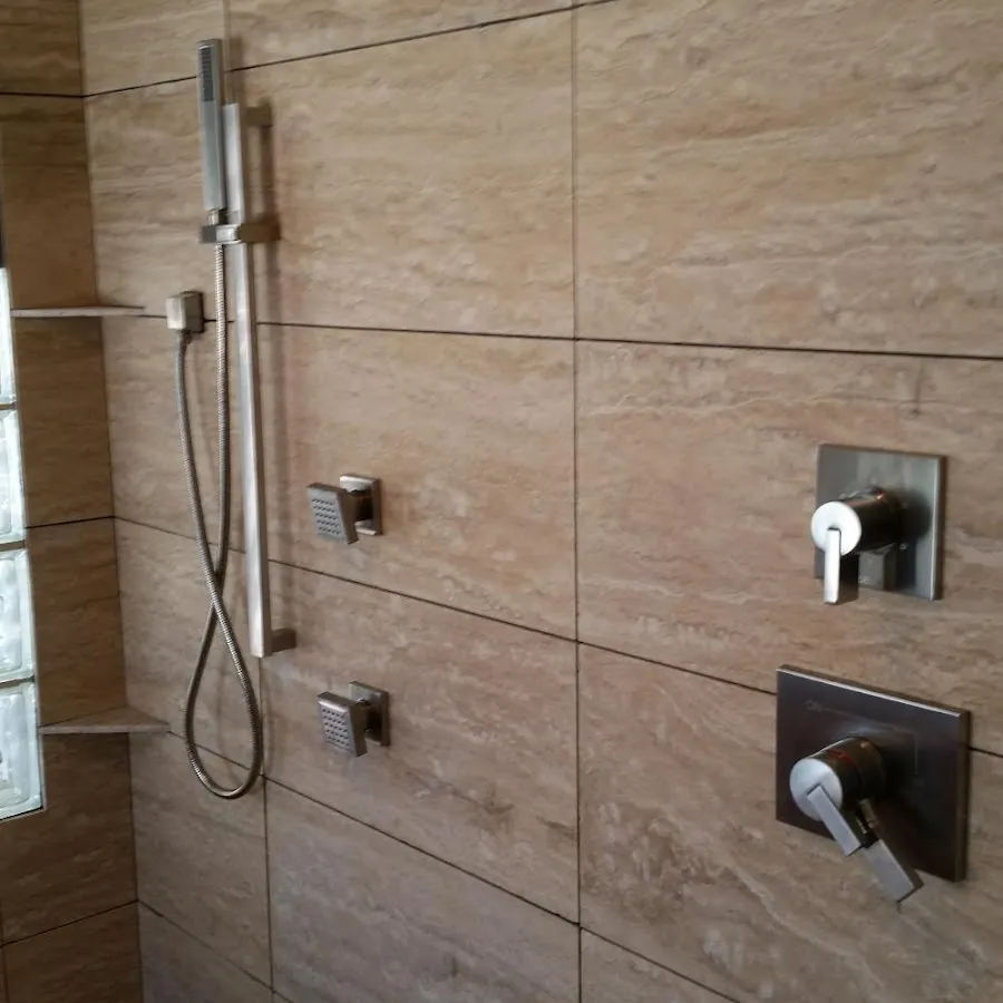 Shower fixture installation for Water Heater Replacement in Preston